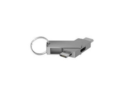 Terratec 272989 kabel kønsskifter USB Type-C 2 x Micro-USB Sølv