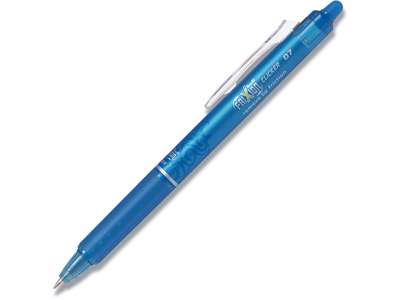 Rollerball gelpen, 0.7 mm, 0.35 mm, Turkis, Pilot FriXion Clicker Medium BLRT-FR7-LB