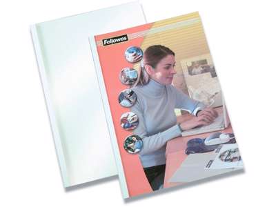 Indbindings limomslag, A4, Mat, 15 ark, Fellowes 