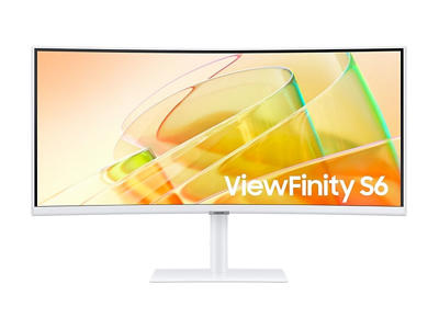 Samsung S65TC LED display 86,4 cm (34") 3440 x 1440 pixel UltraWide Quad HD Hvid