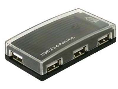 DeLOCK HUB USB 2.0 external 4 port 480 Mbit/s