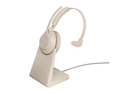 Jabra 26599-899-888 hovedtelefoner/headset Trådløs Kontor/Callcenter USB Type-C Bluetooth Beige