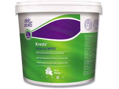 Renseserviet, 30x23x19,5cm, hvid, nonwoven, 150 stk, SCJ Professional Kresto Universal Wipes