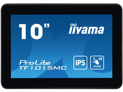 iiyama TF1015MC-B3 skilte display Interaktivt fladpanel 25,6 cm (10.1") LED 500 cd/m² HD Sort Berøringsskærm