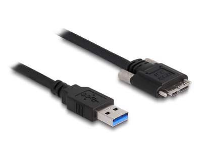 DeLOCK 87800 USB-kabel USB 3.2 Gen 1 (3.1 Gen 1) 2 m USB A Micro-USB B Sort