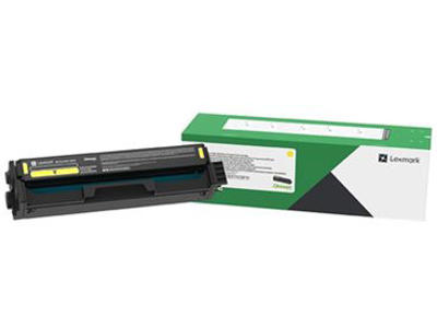 Toner, 20N20Y0, Yellow-gul, 1.500 sider, Lexmark