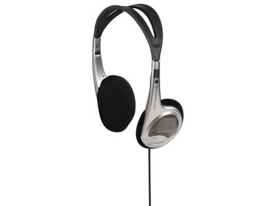 Hama HK-229 Hovedtelefoner Ledningsført Headset Musik Sort, Sølv