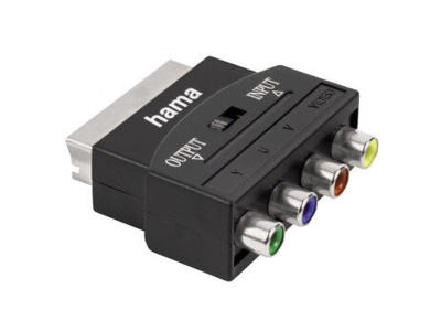 Hama 00122240 videokabel adapter RCA SCART (21-pin)