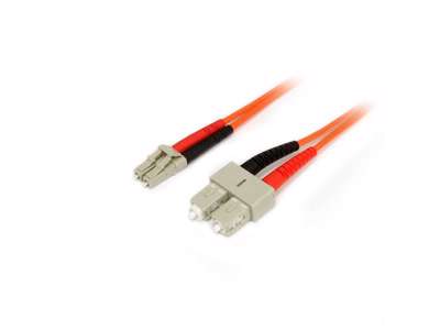 StarTech.com 50FIBLCSC2 InfiniBand og fiberoptisk kabel 2 m LC SC Orange