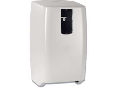 Toiletpapirdispenser, Til 2 ruller, Udvendig oprulning, Hvid, Abena Classic Recycled System