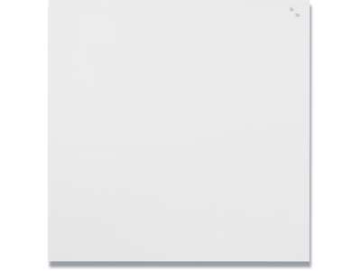 Glastavle, Magnetisk, 100x100 cm, Hvid, Naga Pure White 