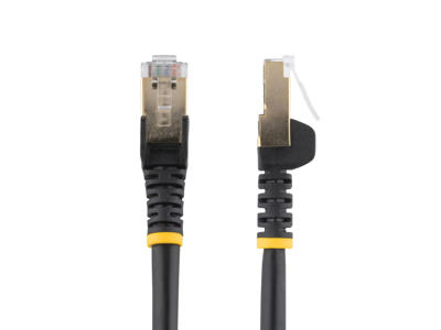 StarTech.com 6ASPAT1MBK netværkskabel Sort 1 m Cat6a U/FTP (STP)