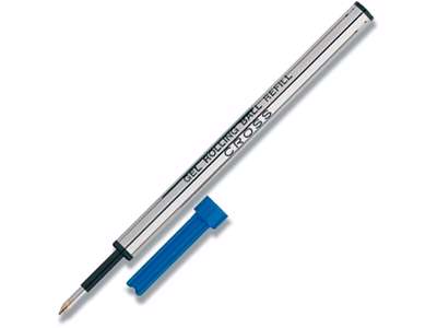 Rollerball pen refill, Medium, Blå, 1 stk, Cross 