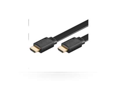 Microconnect HDM19192V1.4FLAT HDMI-kabel 2 m HDMI Type A (Standard) Sort