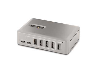 StarTech.com 10G8A2CS-USB-C-HUB interface hub USB 3.2 Gen 2 (3.1 Gen 2) Type-C 10000 Mbit/s Grå