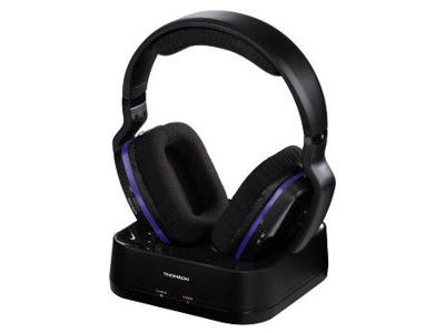 Hama WHP3311BK Hovedtelefoner Trådløs Headset Musik Sort, Blå