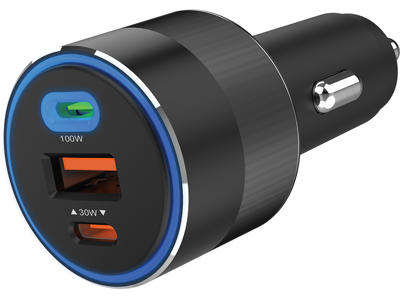 Sandberg Car Charger 3in1 130W USB-C PD