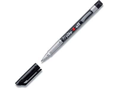 Marker, Rund spids, 0.7 mm, Sort, Stabilo Write 4 All 156 F