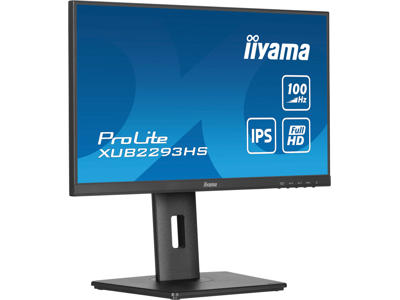 iiyama ProLite XUB2293HS-B6 computerskærm 54,6 cm (21.5") 1920 x 1080 pixel Fuld HD LED Sort