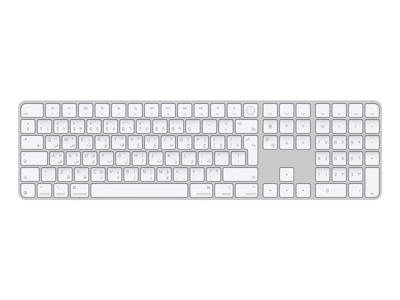 Apple Magic tastatur Universel USB + Bluetooth QWERTY Arabisk Hvid