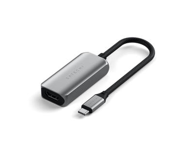 Satechi ST-AC8KHM USB grafisk adapter 7680 x 4320 pixel Sort, Sølv