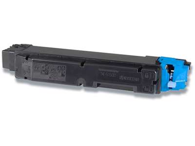 Toner, TK-5150C, Cyan-blå, 10.000 sider, Kyocera 