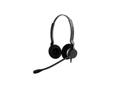 Jabra Biz 2300 Duo Headset Ledningsført Kontor/Callcenter Bluetooth Sort