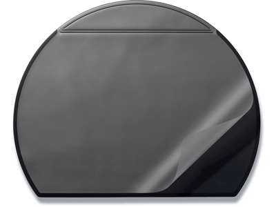 Skriveunderlag, 65x52 cm, Sort, Refleksfri, Durable OVAL PLUS