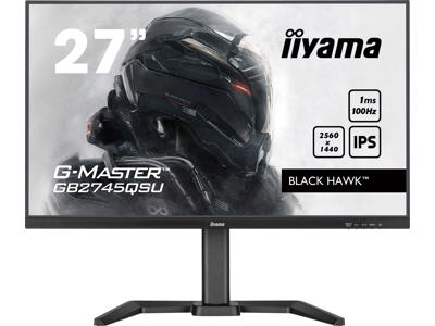 iiyama G-MASTER GB2745QSU-B2 computerskærm 68,6 cm (27") 2560 x 1440 pixel Wide Quad HD LED Sort