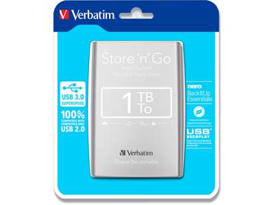 HDD, 2.5'', USB 3.0, 1 TB, Verbatim Store 'N' Go 