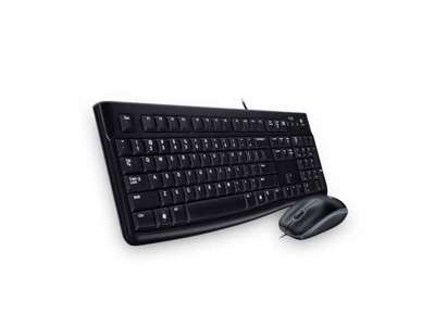 Logitech MK120 Desktop Set, Black (Nordic)