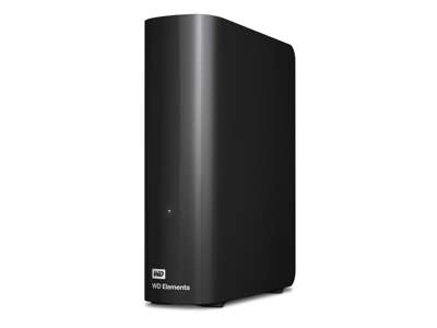 Western Digital WD Elements Desktop ekstern harddisk 4 TB Micro-USB B 3.2 Gen 1 (3.1 Gen 1) Sort