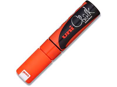 Kalk marker, 8 mm, Fluo orange, 1 stk, uni Chalk PWE-8K