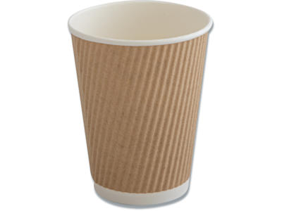 Kaffebæger, Ø9 cm, 25 stk, 36 cl, Gastro Ripple Wall