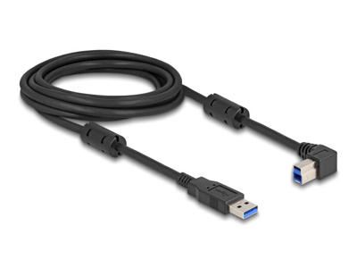 DeLOCK 81110 USB-kabel USB 3.2 Gen 1 (3.1 Gen 1) 3 m USB A USB B Sort