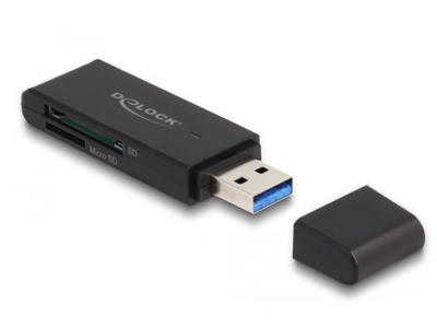 DeLOCK 91002 kortlæser USB Sort