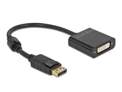 DeLOCK 63482 videokabel adapter 0,2 m DisplayPort DVI Sort