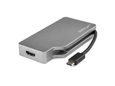 StarTech.com CDPVDHDMDP2G USB grafisk adapter 4096 x 2160 pixel Grå