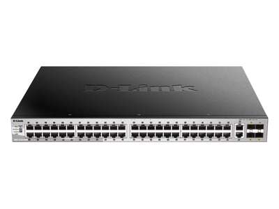 D-Link DGS-3130-54PS/E netværksswitch Administreret L3 Gigabit Ethernet (10/100/1000) Strøm over Ethernet (PoE) Grå