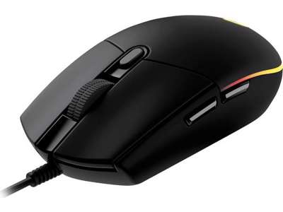 Logitech G203 LIGHTSYNC Gaming Mouse, Black