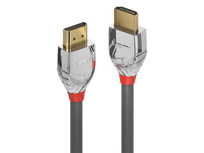 Lindy 37870 HDMI-kabel 0,5 m HDMI Type A (Standard) Sort, Sølv