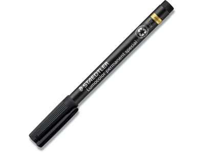 Special marker, Optiker, 0.6 mm, Sort, Staedtler Lumocolor 319 F