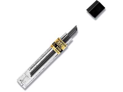 Blyantstifter, 1.3 mm, HB, 8 stifter, Pentel Hi-Polymer CH13