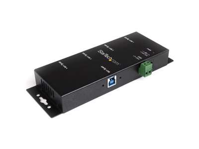 StarTech.com ST4300USBM interface hub USB 3.2 Gen 1 (3.1 Gen 1) Type-B 5000 Mbit/s Sort