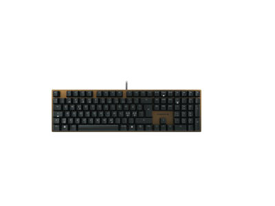 CHERRY KC 200 MX tastatur Universel USB QWERTY Nordisk Sort, Bronze