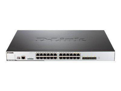 D-Link DWS-3160-24PC netværksswitch Administreret L2+ Strøm over Ethernet (PoE) 1U