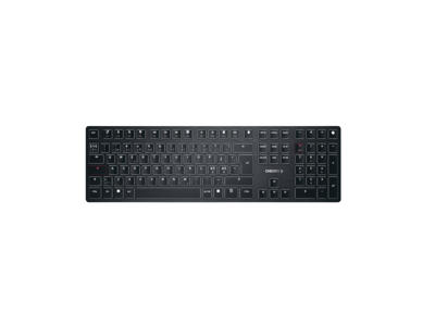 CHERRY KW X ULP tastatur Universel USB + RF Wireless + Bluetooth QWERTY Nordisk Sort