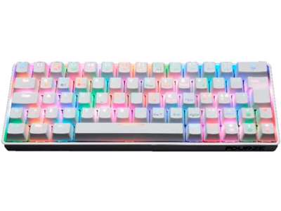 Gaming Keyboard, 60%, White, Fourze GK60