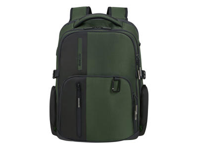 Samsonite Biz2go Backpack daytrip 15.6" rygsæk City backpack Sort, Grøn Stof, Polyethylenterephthalatfolie (PET)