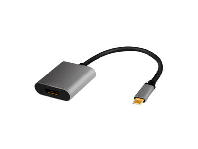 LogiLink CUA0102 kabel kønsskifter USB 3.2 Gen1 Type-C DisplayPort Sort